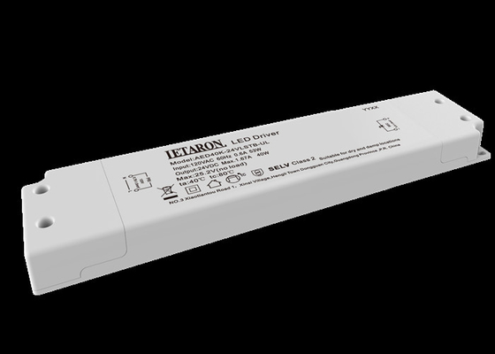 Dünner Fahrer 24V 40W Dimmable TRIAC-LED für Badezimmer-Kabinett-Licht