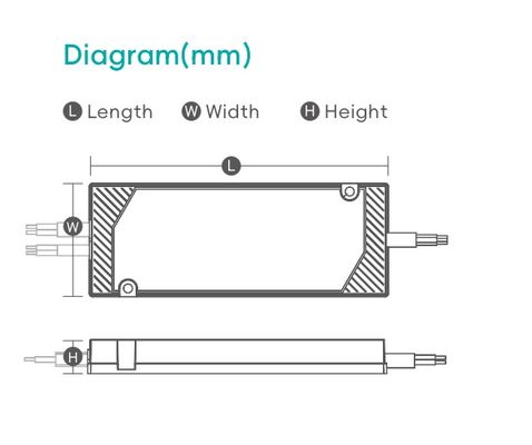 Badezimmerspiegel IP44 Super Slim LED-Treiber, Relais integriert, Antibeschlag-Steuerung, Stromversorgung, Konstantspannungs-LED-Treiber